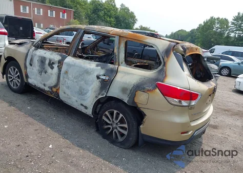 2013 Nissan Pathfinder Sl из США, поврежденный, VIN 5N1AR2MM6DC681428